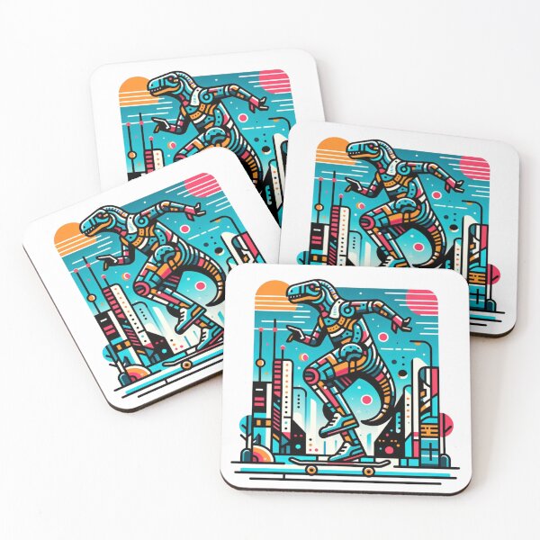 Item preview, Jurassic Jumps - Skateboarding Through the Cityscape designed and sold by SADStyleDesigns.