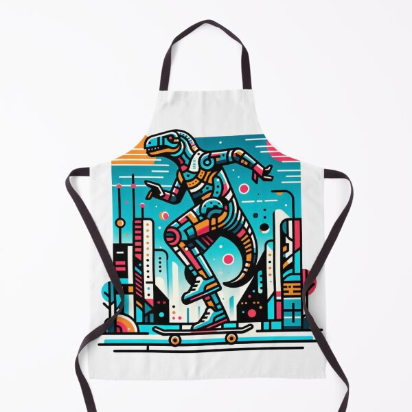 Item preview, Jurassic Jumps - Skateboarding Through the Cityscape designed and sold by SADStyleDesigns.