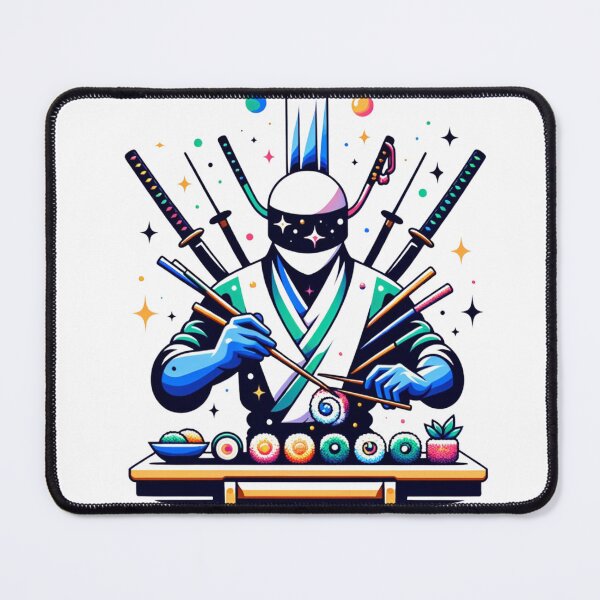 Item preview, Samurai Sushi Master - The Art of Culinary Precision designed and sold by SADStyleDesigns.
