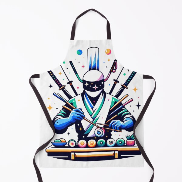 Item preview, Samurai Sushi Master - The Art of Culinary Precision designed and sold by SADStyleDesigns.
