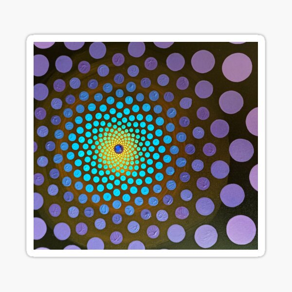 Violet galaxy Sticker