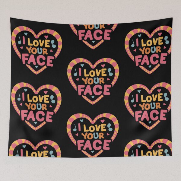 Aperçu de l'œuvre J'aime ton visage créée et vendue par PlanetMarker.