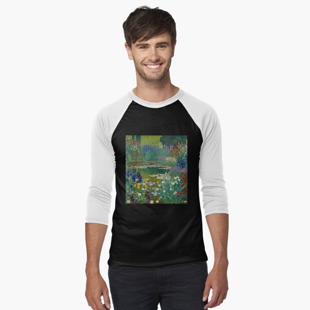 Aperçu de l'œuvre T-shirt baseball manches ¾ créée et vendue par maniacfitness.