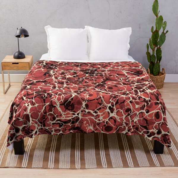 Item preview, Red Vintage Marbled Paper designed and sold by Geek Updated.