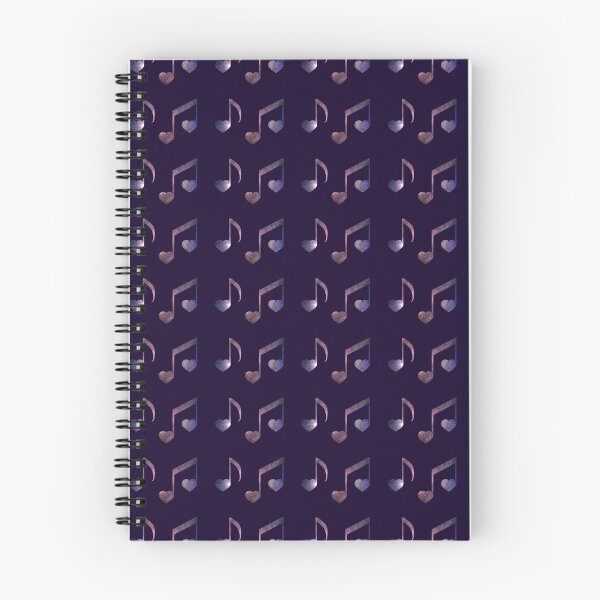 Item preview, Galaxy Heart Music Notes designed and sold by galaxydaydreams.