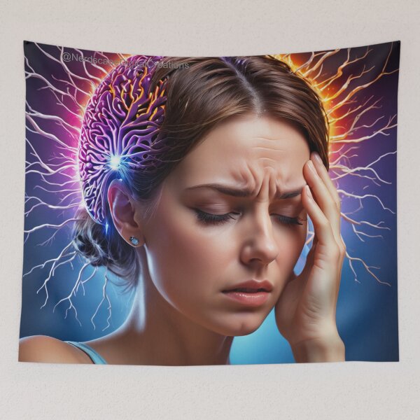 Item preview, Migraine Visualized designed and sold by NerdscapeDC.