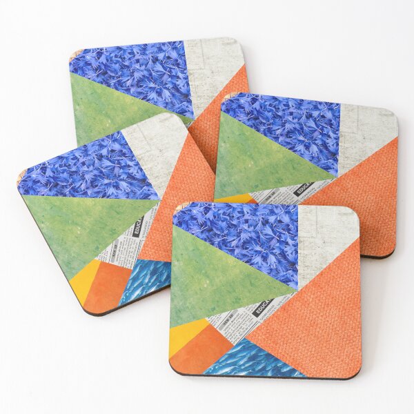 Item preview, Blue Flowers and Fish Abstract  designed and sold by trendingatees.