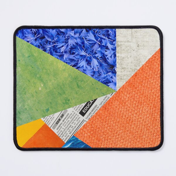 Item preview, Blue Flowers and Fish Abstract designed and sold by trendingatees.