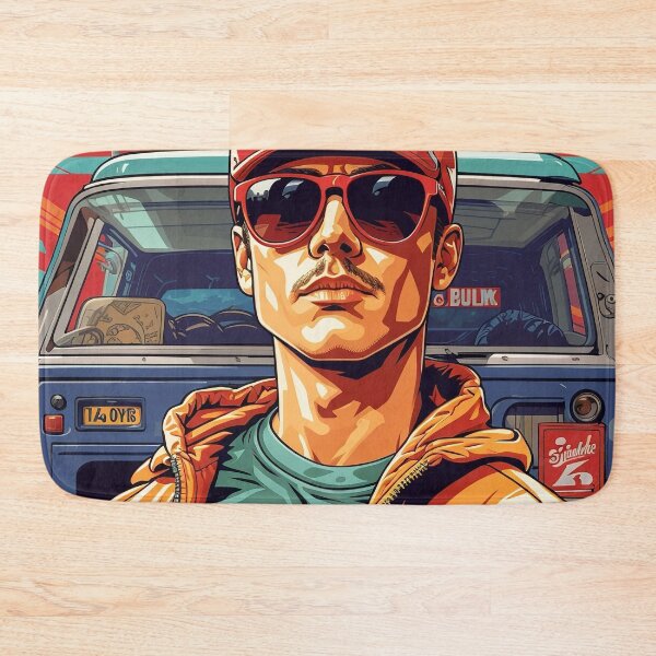 Item preview, A man wearing sunglasses and a hat designed and sold by johndesign88.