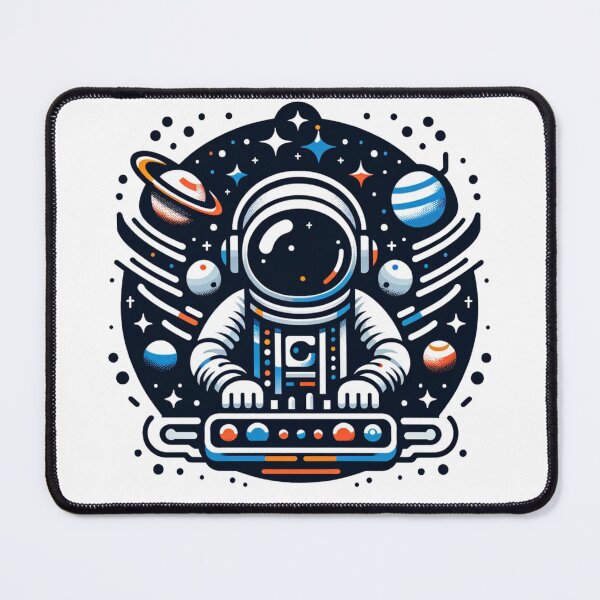 Item preview, Orbiting DJ - Spinning Tracks Across the Galaxy designed and sold by SADStyleDesigns.
