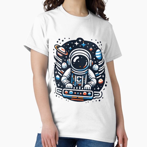 Item preview, Orbiting DJ - Spinning Tracks Across the Galaxy designed and sold by SADStyleDesigns.
