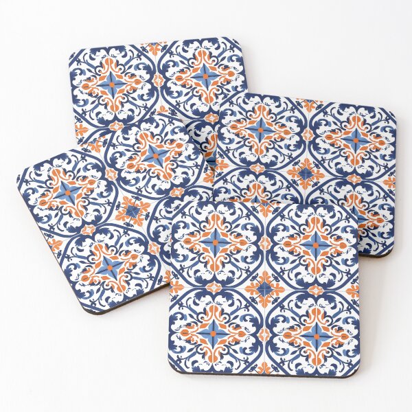Item preview, Portuguese tile pattern designed and sold by CreatifStudios.
