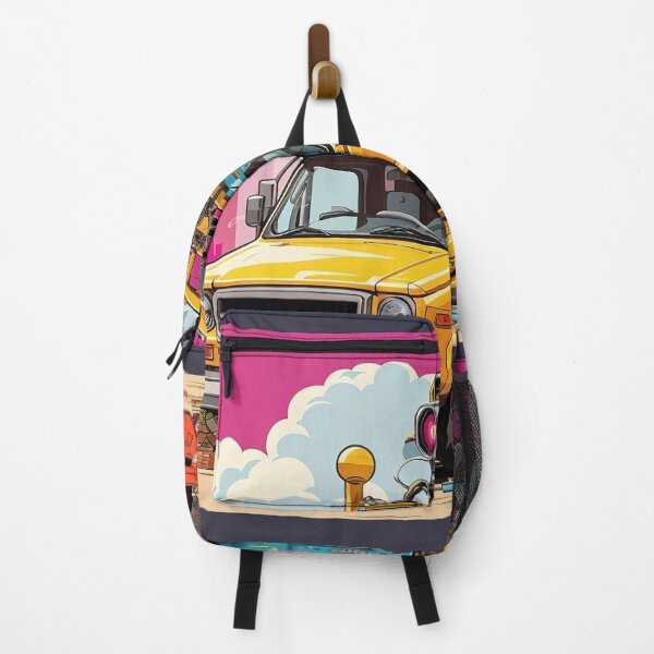 Item preview, A cartoon of a truck with a robot on top designed and sold by johndesign88.