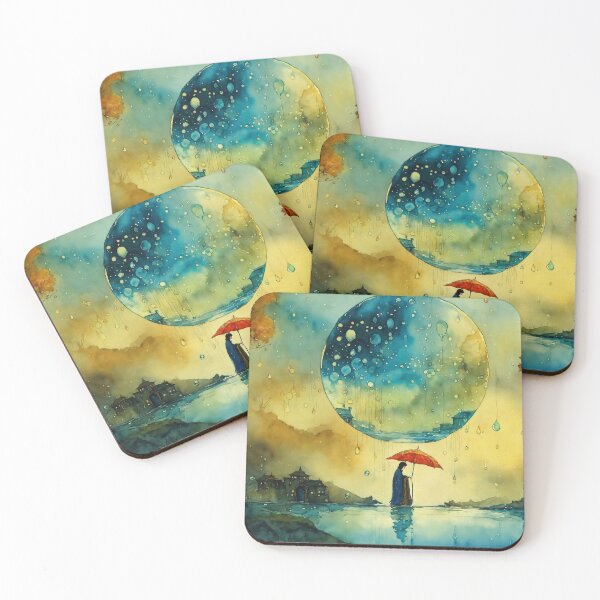 Item preview, Solitude under Moonlit Rain designed and sold by John v p.