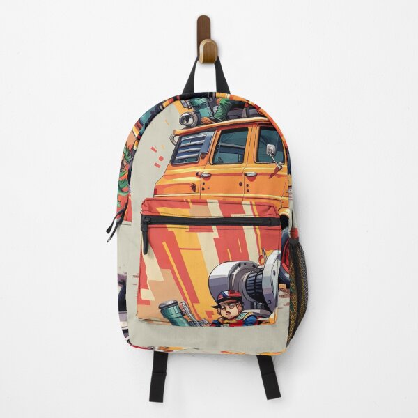 Item preview, A cartoon of a man sitting on top of a van designed and sold by johndesign88.