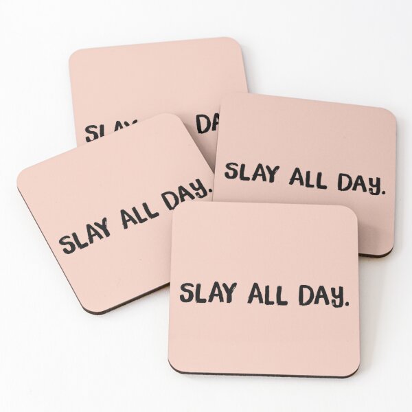 Item preview, Slay all day, motivational words designed and sold by MarJul.