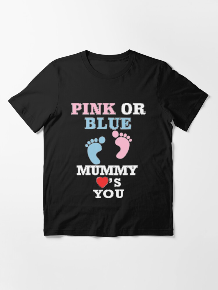 Boy Babybody Ombr\u00e9 Print I Love Mummy with Heart White Pink Girl White Blue