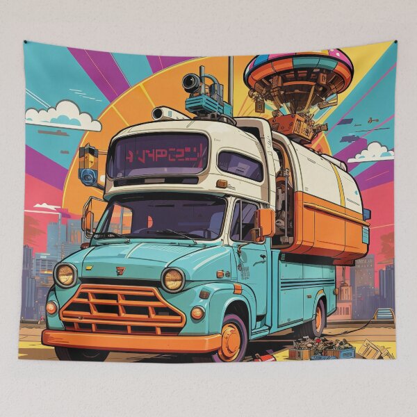 Item preview, A cartoon of a bus designed and sold by johndesign88.