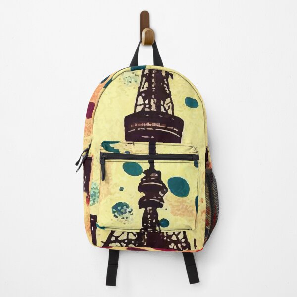 Item preview, Tokyo tower abstract pop art cityscape designed and sold by TomFrontierArt.