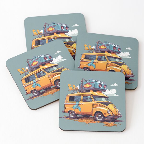 Item preview, A cartoon of a van designed and sold by johndesign88.
