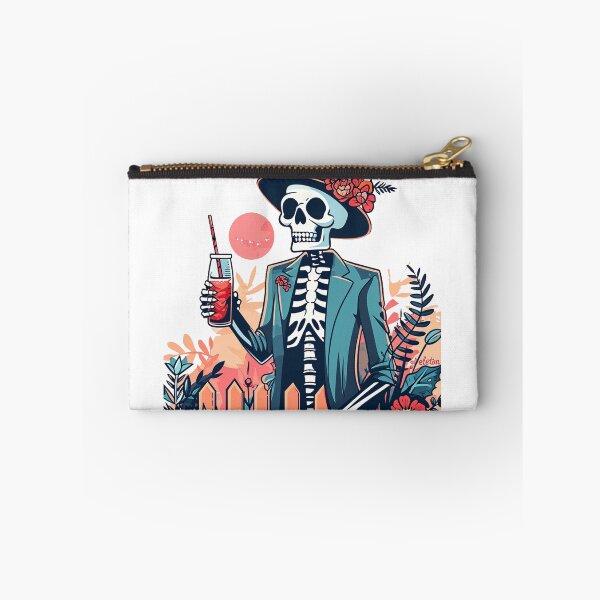 Item preview, Chic Bones: Preppy Skeleton in Pink - A Trendy Halloween Twist designed and sold by pickaxflapper0p.