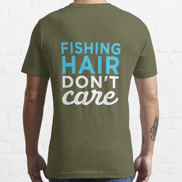 Premium Vector  Fishing hair dont care essential funny vector tshirt design