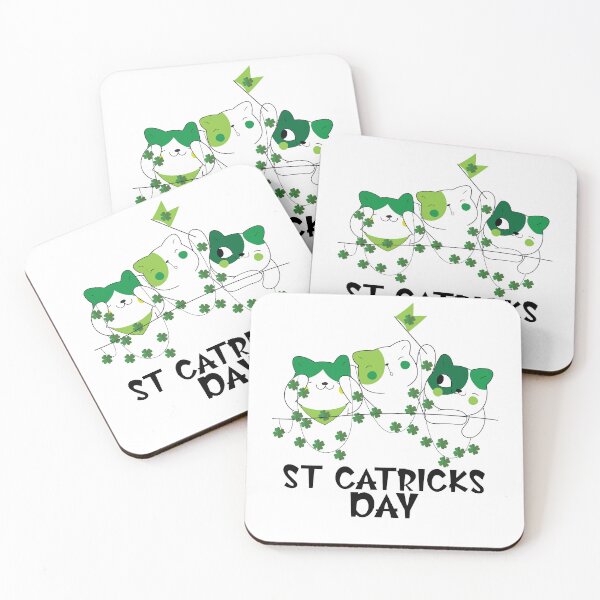 Item preview, St Patricks Catricks Day Cats Saint Pattys Women Girls Kids designed and sold by justbejoker.