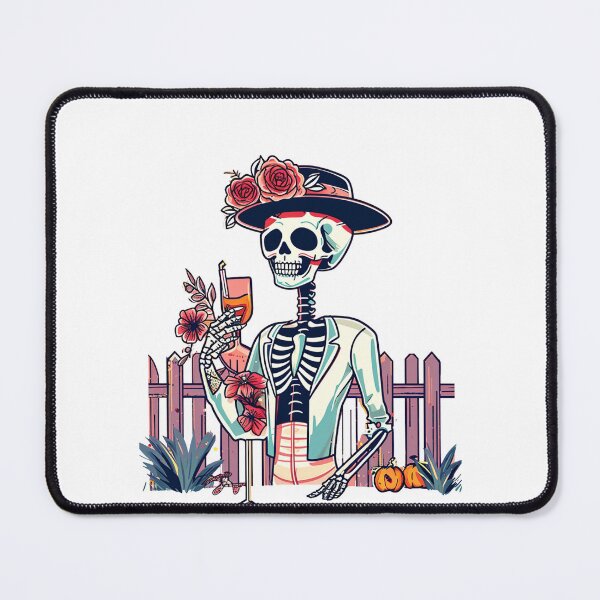 Item preview, Chic Bones: Preppy Skeleton in Pink - A Trendy Halloween Twist designed and sold by pickaxflapper0p.