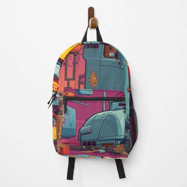 Item preview, A cartoon of a bus and a car designed and sold by johndesign88.