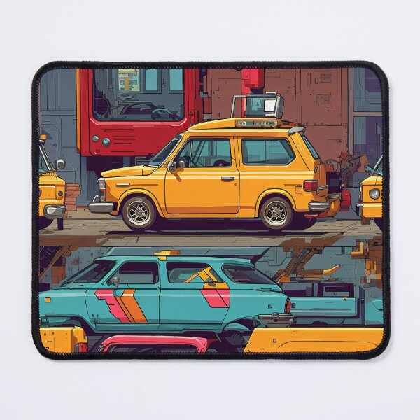 Item preview, A group of cars in a parking lot designed and sold by johndesign88.