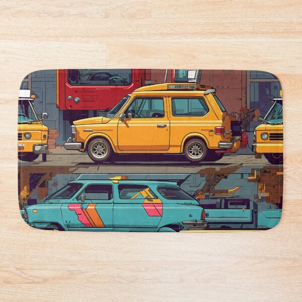 Item preview, A group of cars in a parking lot designed and sold by johndesign88.