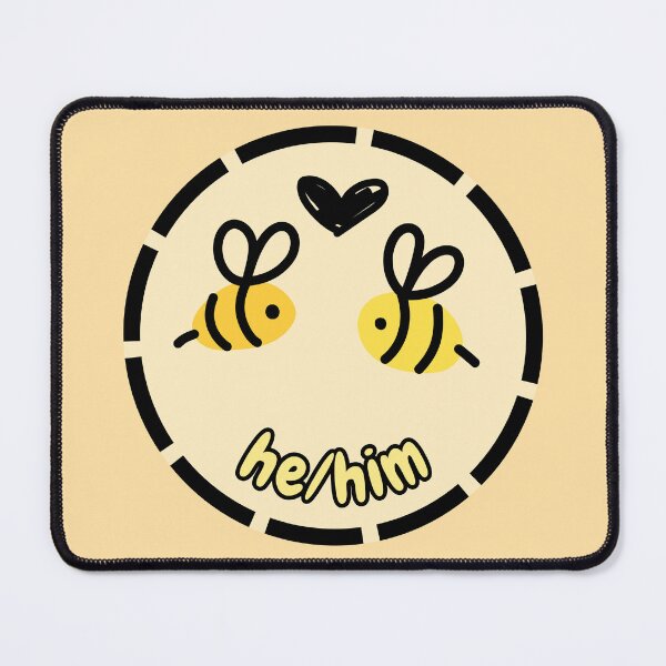 Item preview, He/Him Pronouns | Bee Enbee | He Him Pronoun designed and sold by Furia LGBTQ+ Accessories.
