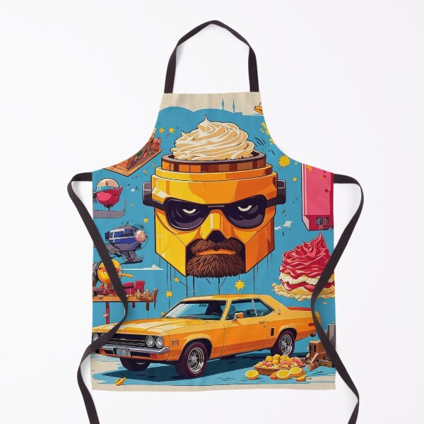 Item preview, A yellow car with a man's face and a beard designed and sold by johndesign88.