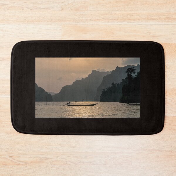 Item preview, Sunrise over the Cheow Lan Lake, Khao Sok, Thailand designed and sold by JoSowden.
