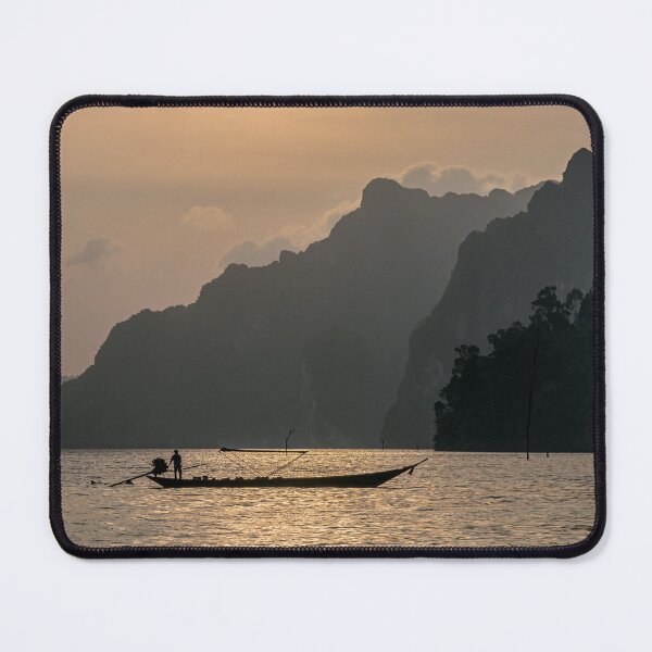 Item preview, Sunrise over the Cheow Lan Lake, Khao Sok, Thailand designed and sold by JoSowden.