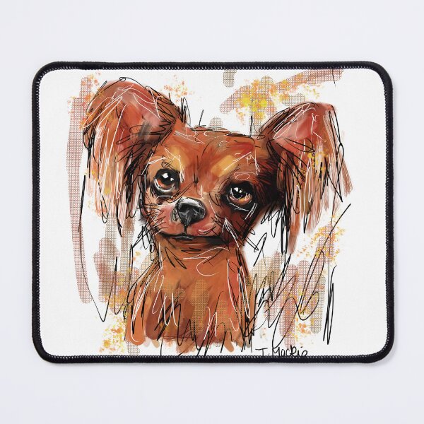 Item preview, Russian Toy Red Dog designed and sold by TraceyMackieArt.