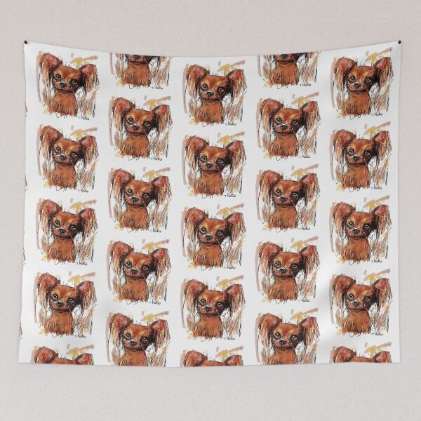 Item preview, Russian Toy Red Dog designed and sold by TraceyMackieArt.