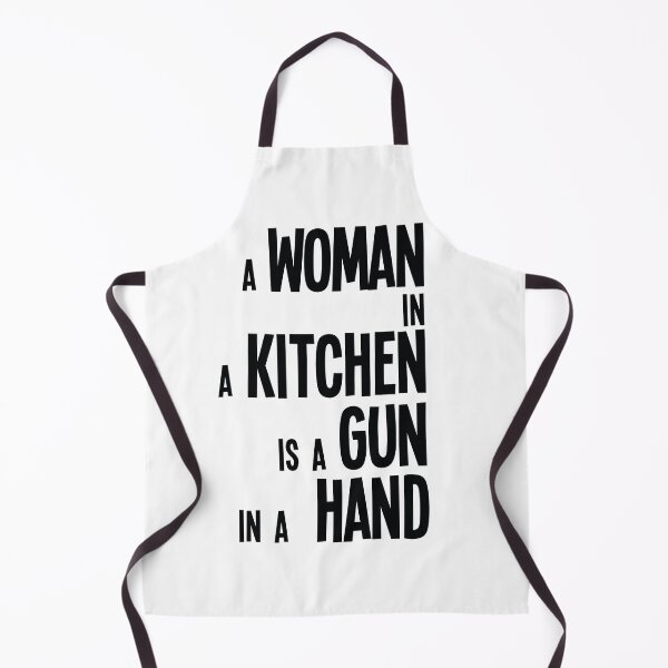 Item preview, A Woman in Every Kitchen is a Gun in Hand designed and sold by Hirokaa.