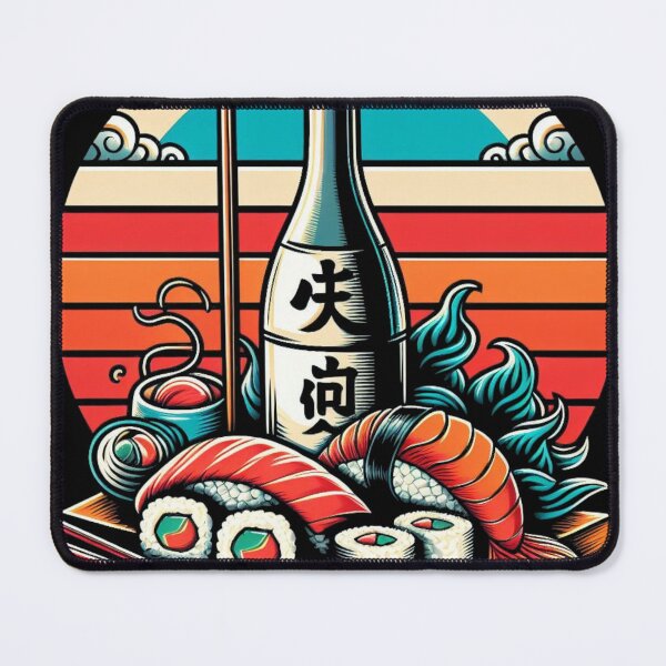 Item preview, Sushi and Sake Vintage | Men's Kanpai Japanese Art Lover   designed and sold by Collin36.