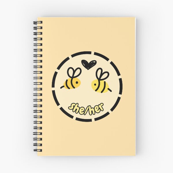 Item preview, She/Her Pronouns | Bee Enbee | She Her Pronoun designed and sold by Furia LGBTQ+ Accessories.