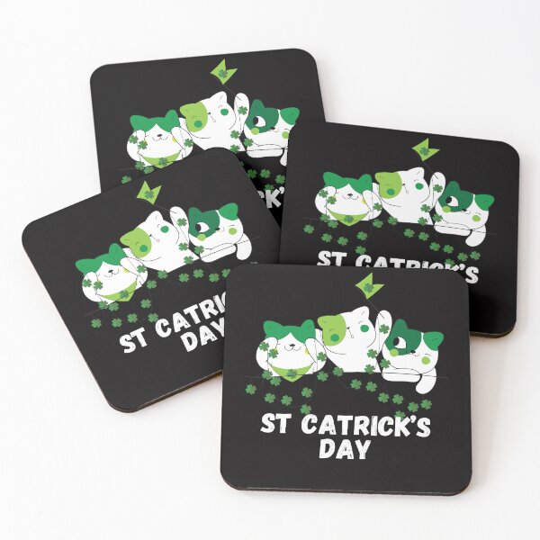 Item preview, St Patricks Catricks Day Cats Saint Pattys Women Girls Kids designed and sold by justbejoker.