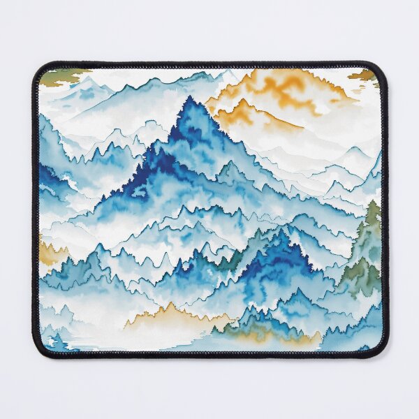 Item preview, A painting of mountains and trees designed and sold by johndesign88.