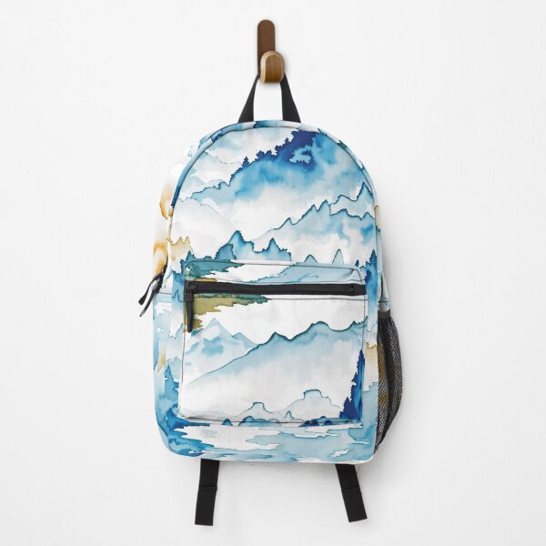 Item preview, A painting of mountains and trees designed and sold by johndesign88.