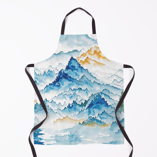 Item preview, A painting of mountains and trees designed and sold by johndesign88.