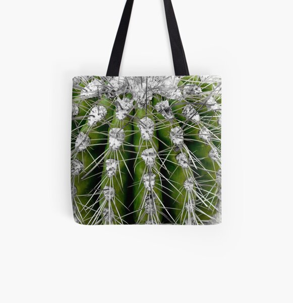 Prickly Cactus All Over Print Tote Bag