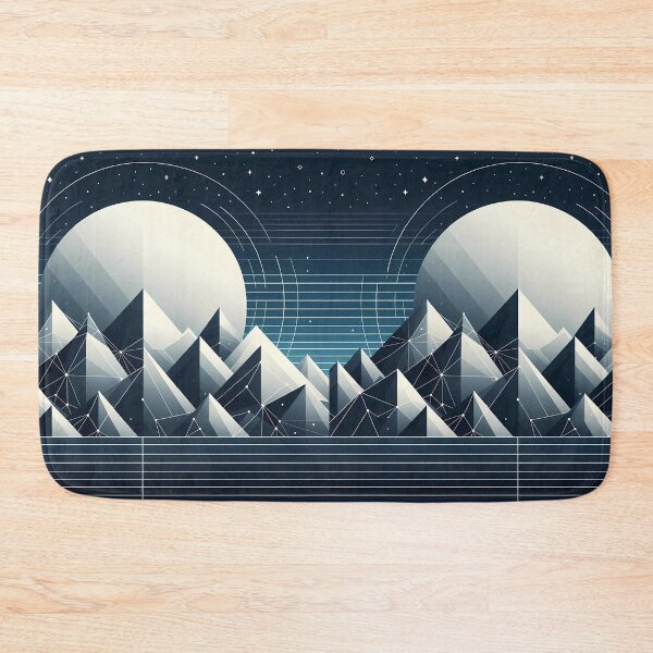 Item preview, Moonlit Geometry: A Harmonious Dance of Nature and Mathematics designed and sold by DethLock.
