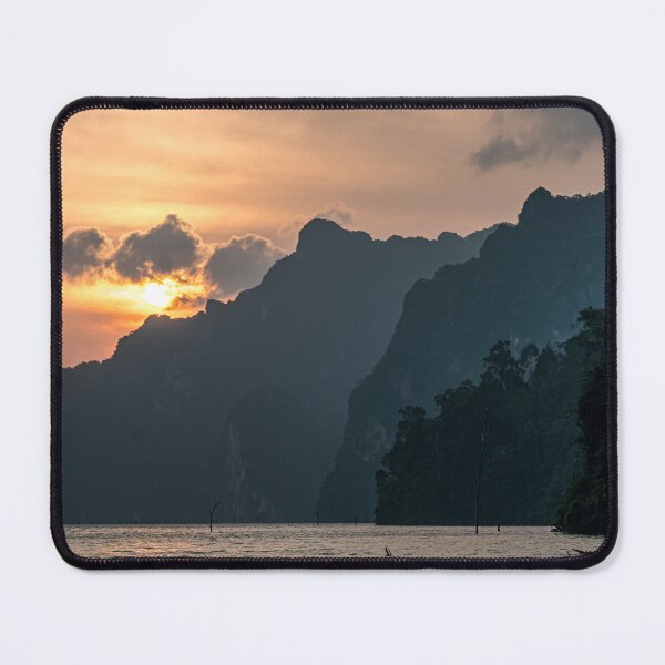 Item preview, Sun rise over the Cheow Lan Lake, Khao Sok, Thailand designed and sold by JoSowden.
