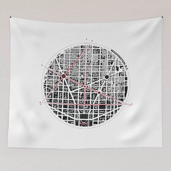 Item preview, Capitol City Canvas: Washington DC Urban Plan designed and sold by Mundivagant Designs.