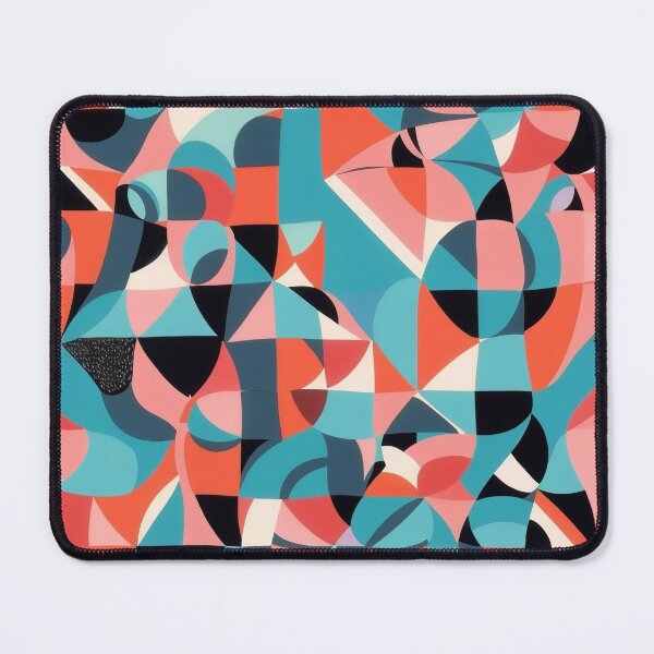Item preview, A colorful pattern with black and blue and pink triangles designed and sold by johndesign88.