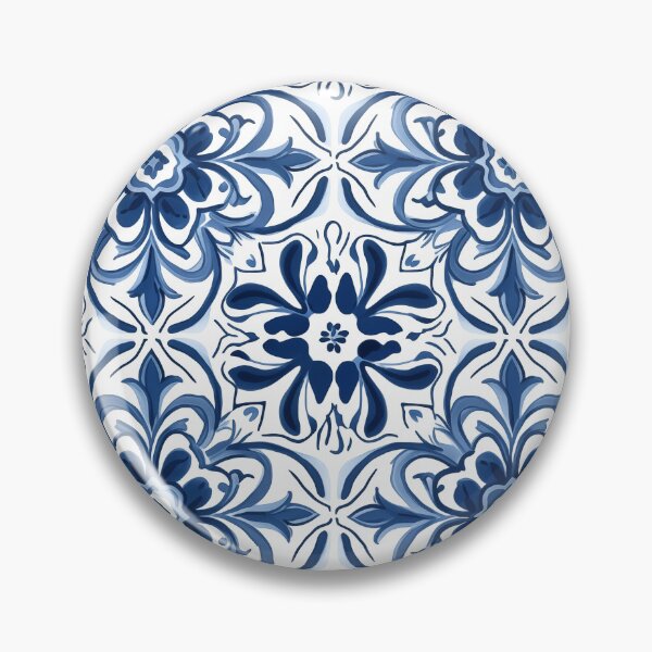 Item preview, Blue and White Portuguese Style Tile designed and sold by CreatifStudios.